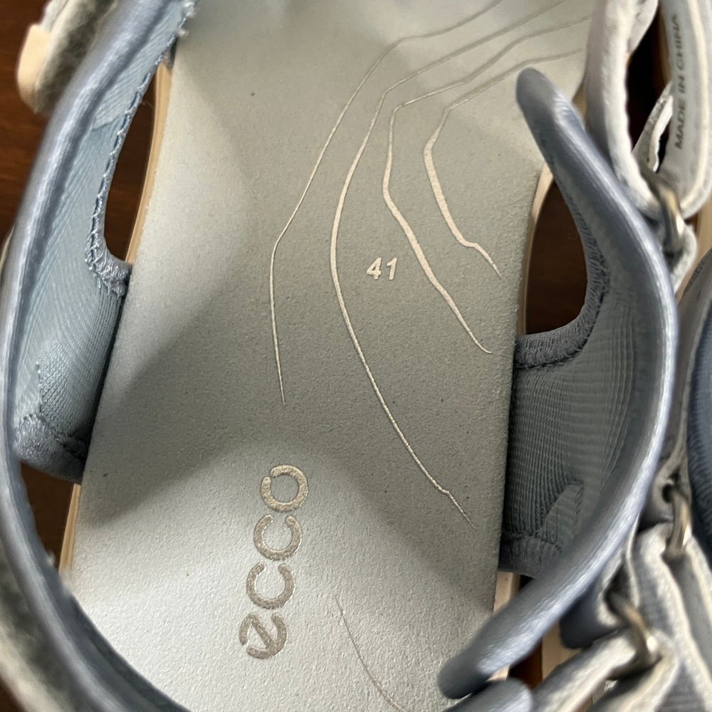 ECCO Women's Offroad Roam Nubuck Outdoor Sandals Blue size EU 41/10-10.5 NIB - Picture 5 of 10